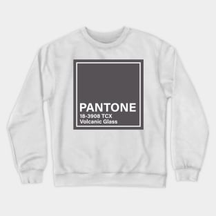 pantone 18-3908 TCX Volcanic Glass Crewneck Sweatshirt